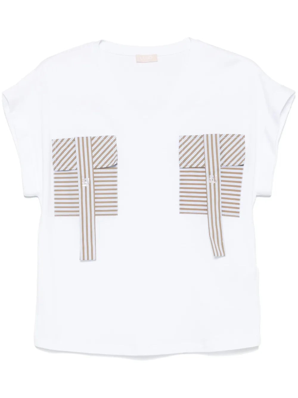 Contrasting-Pockets T-Shirt