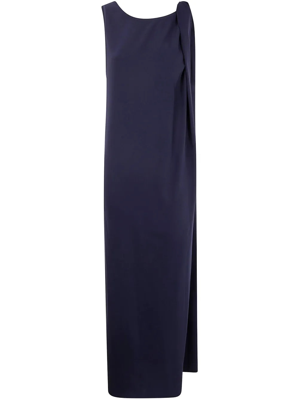 Knot-Shoulder Shift Dress