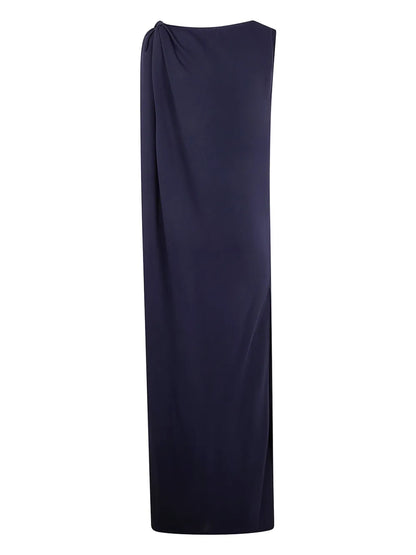 Knot-Shoulder Shift Dress