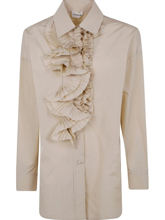 Ruffle-Detailing Blouse