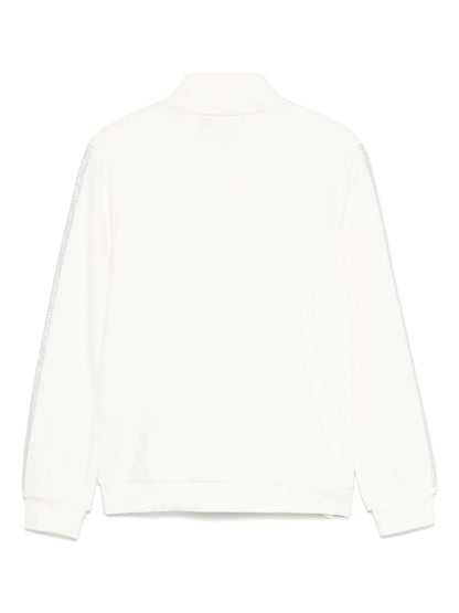Rhinestone-Trimmed Track Jacket