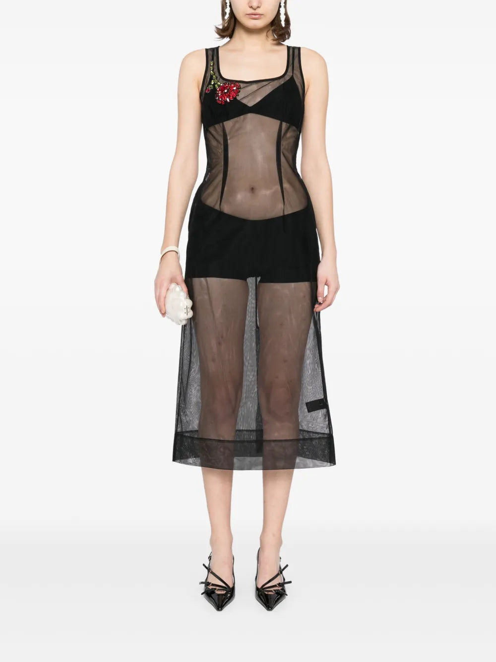 Square-Neck Dress