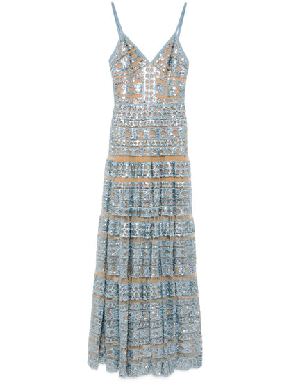 Embroidered Long Dress