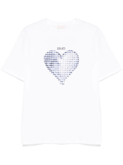 Heart-Print T-Shirt
