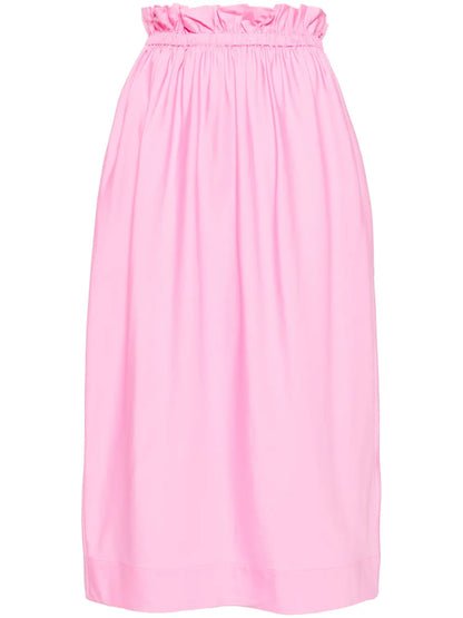 Elasticated Gathered Ruffle Tulip Skirt