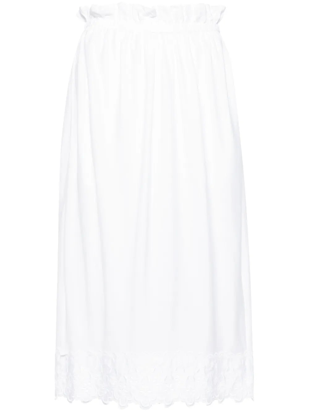 Elasticated Gathered Ruffle Skirt