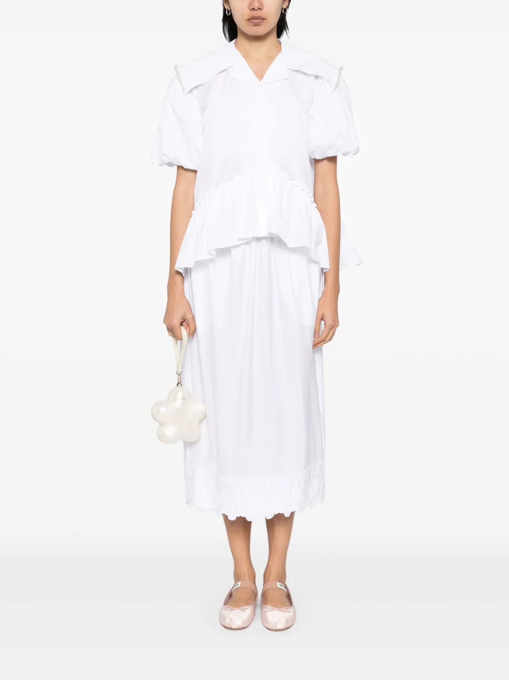 Elasticated Gathered Ruffle Skirt