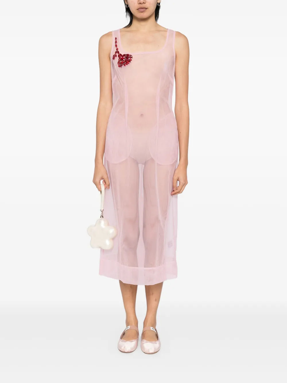 Square Neck Dart Dress