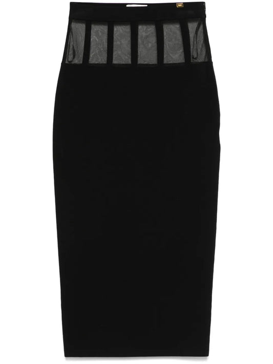 Corset-Cuts Midi Skirt
