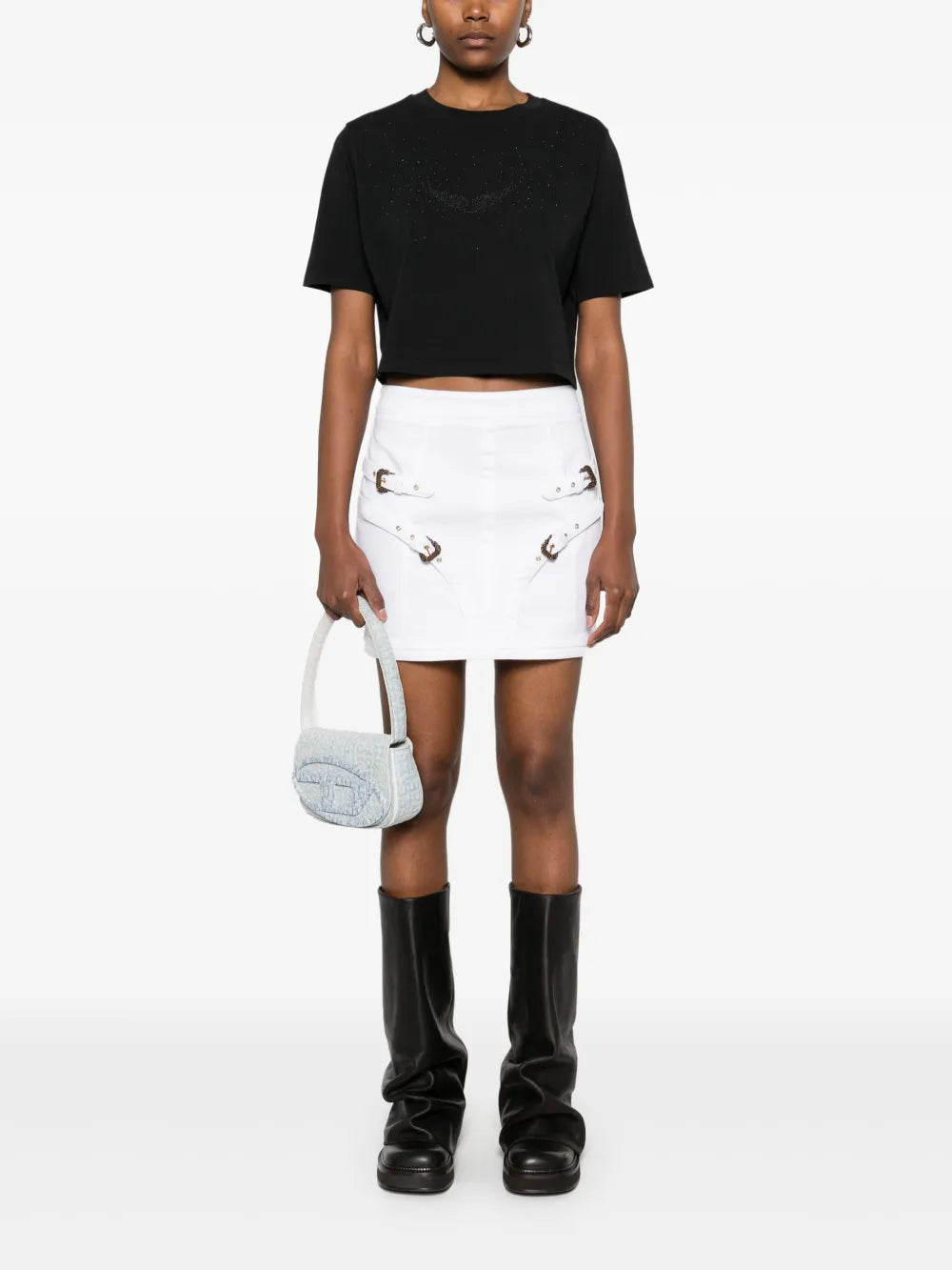 Denim Mini Skirt