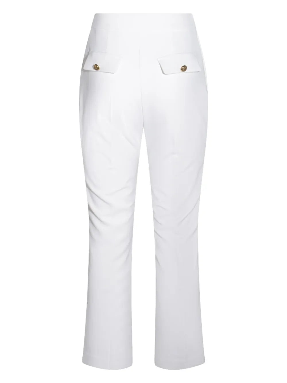 Logo-Plaque Cropped Trousers