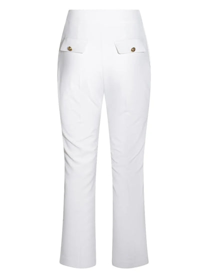 Logo-Plaque Cropped Trousers