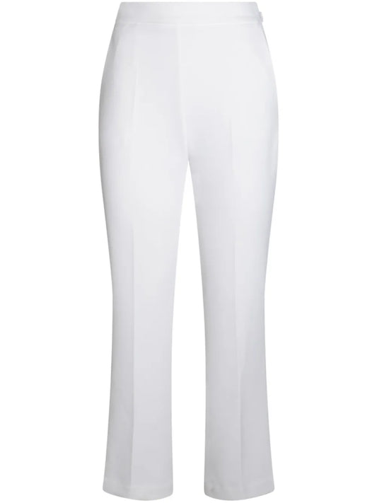 Logo-Plaque Cropped Trousers