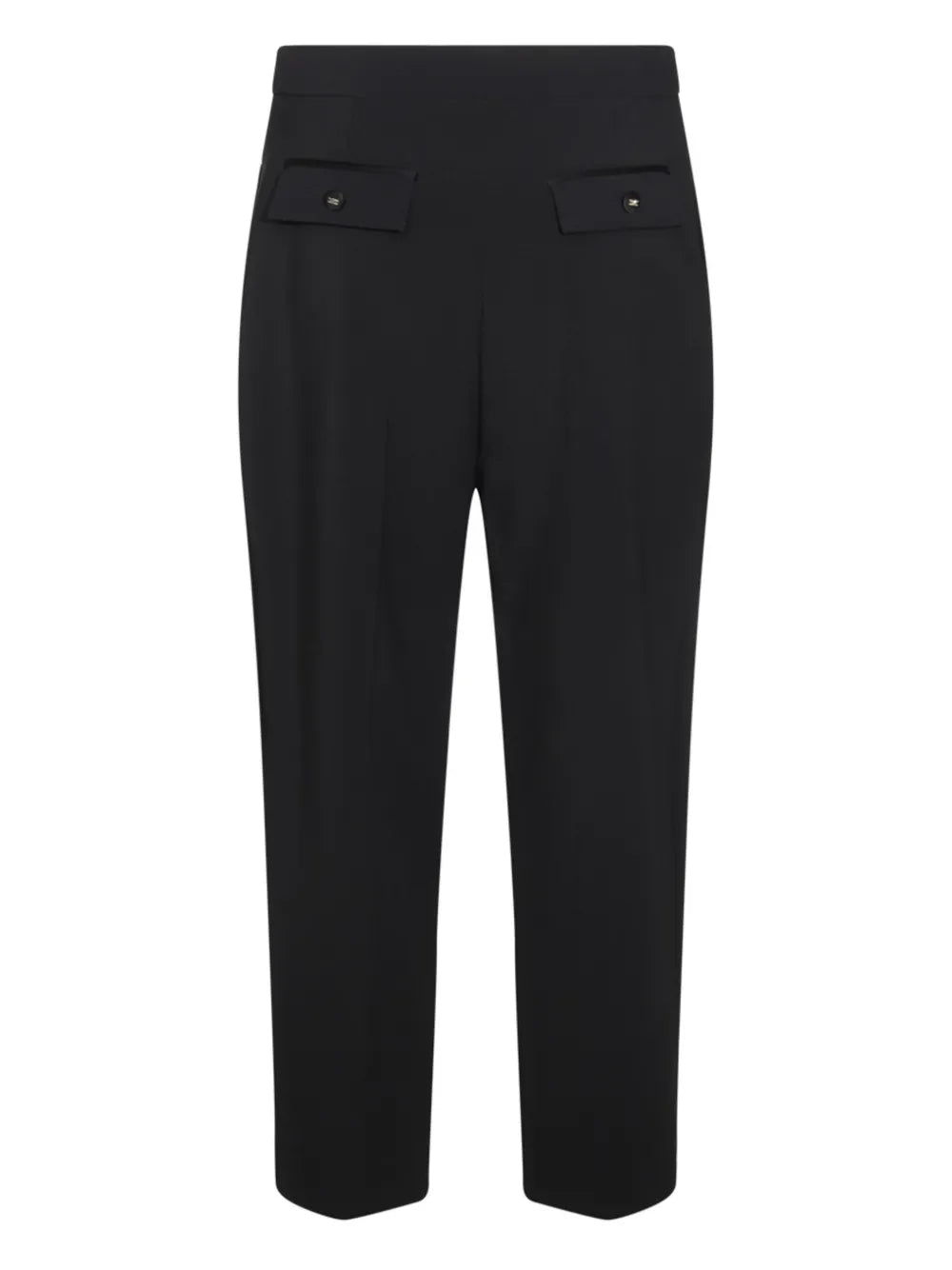Dart-Detail Crepe Trousers
