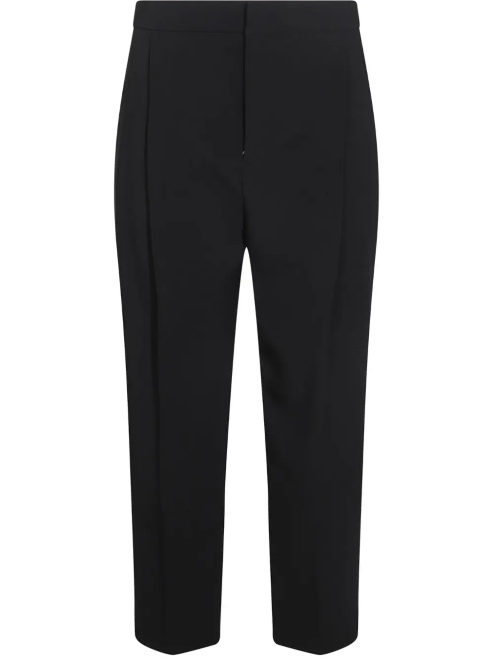 Dart-Detail Crepe Trousers