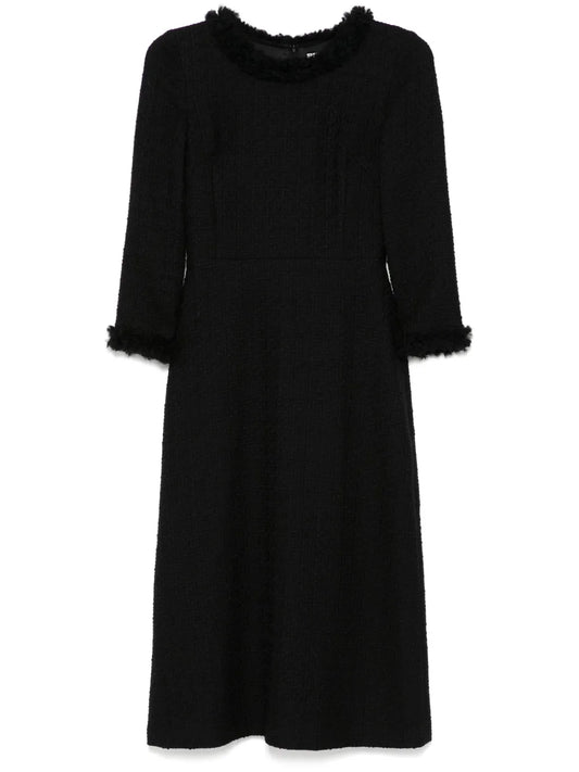 Vermont Fit And Flared Tweed Dress