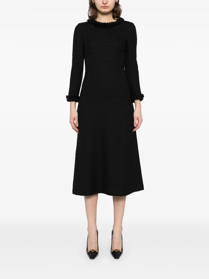 Vermont Fit And Flared Tweed Dress