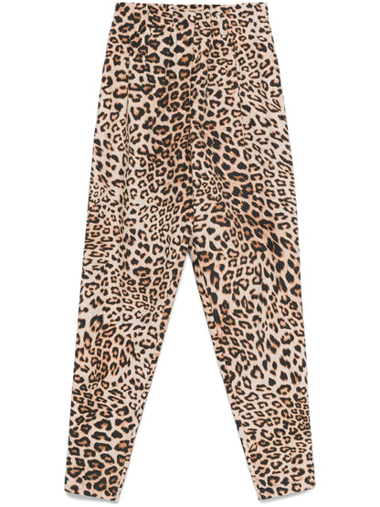 Leopard-Print Trousers