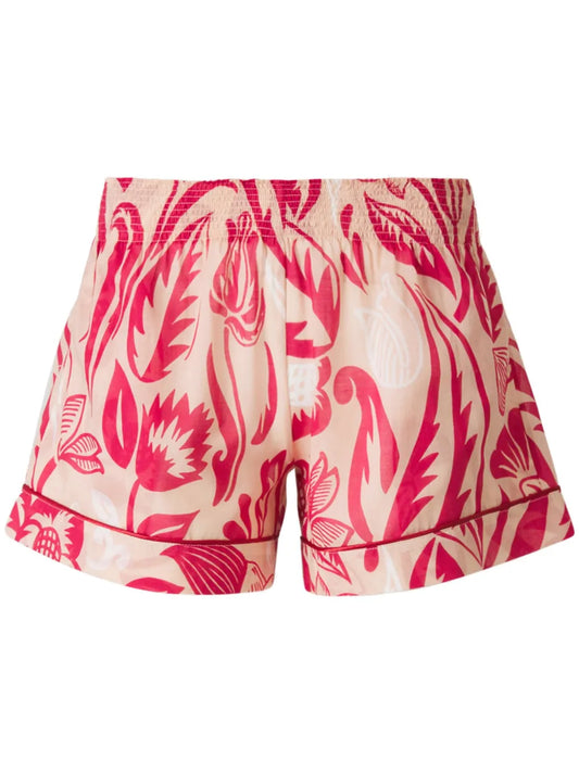 Floral Cotton Shorts