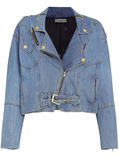 Denim Biker Jacket