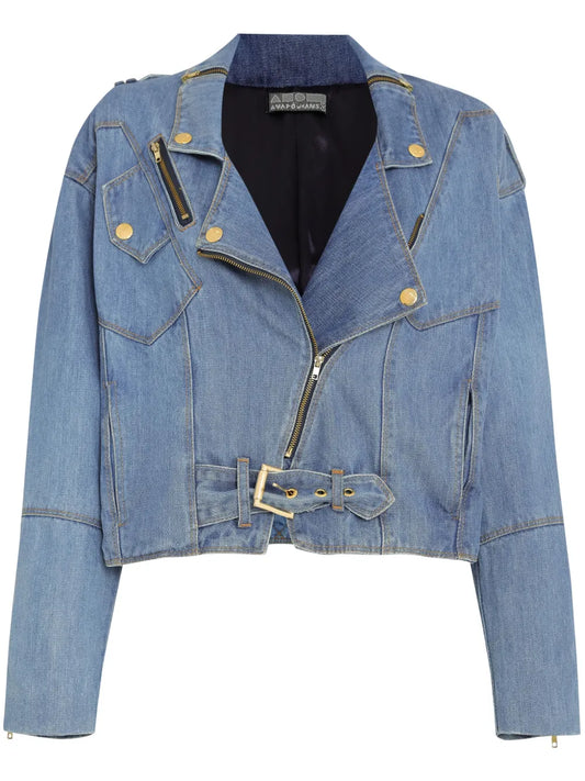 Denim Biker Jacket