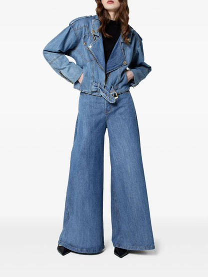 Denim Biker Jacket