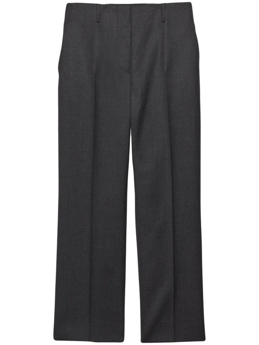 Gabardine-Weave Trousers