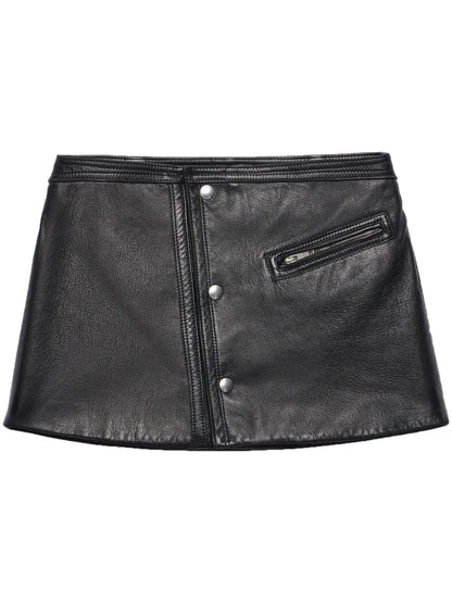 Leather Miniskirt