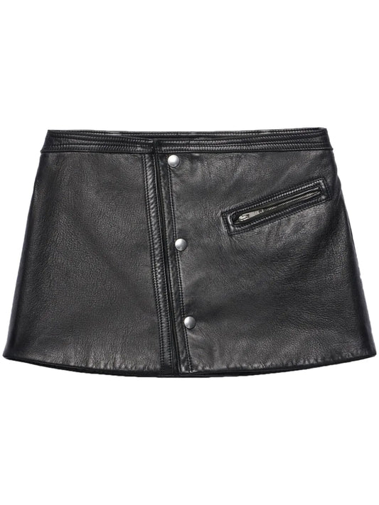 Leather Miniskirt