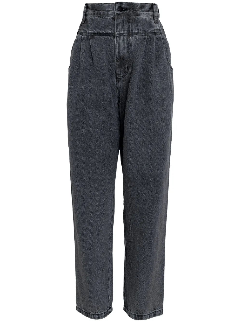 Pleat-Detail Jeans