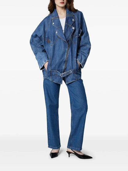 Denim Biker Jacket