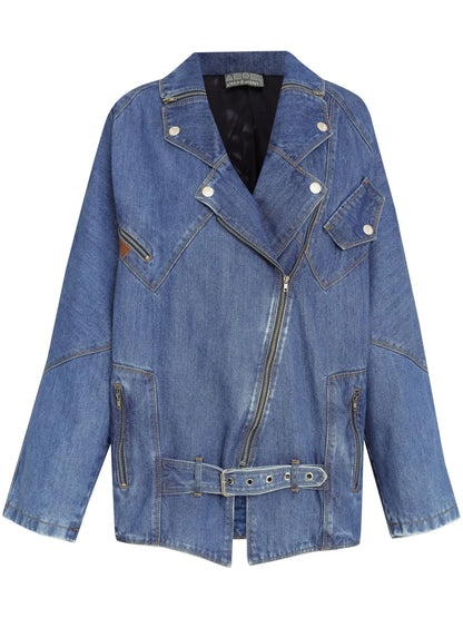 Denim Biker Jacket