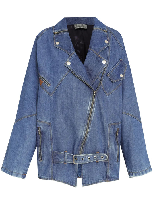 Denim Biker Jacket