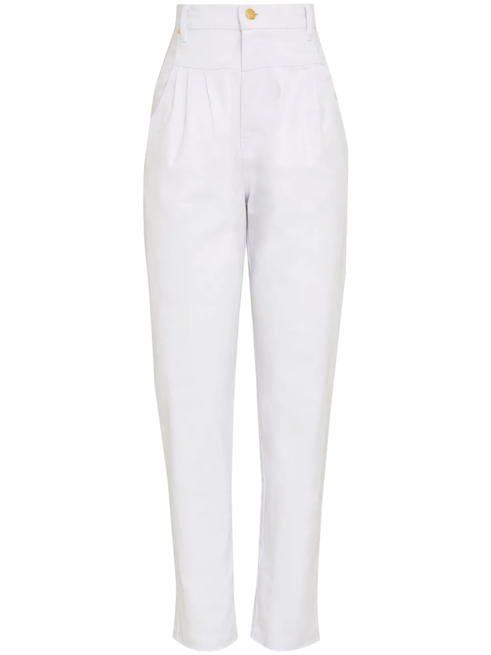 Pleat-Detailing Tapered Trousers