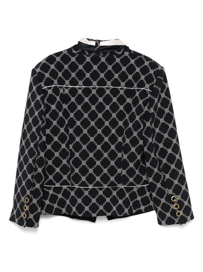 Printed Crepe Jacket