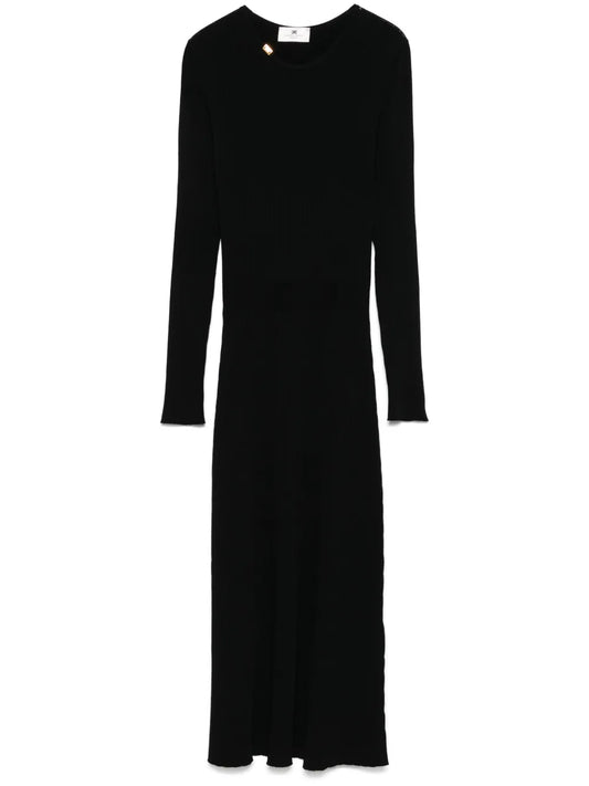 Ribbed-Knit Midi Dress