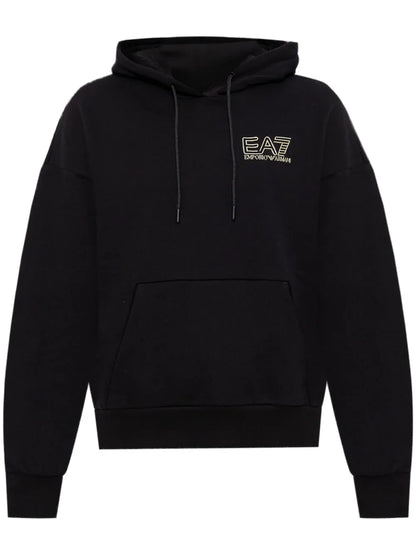 Raised-Logo Hoodie