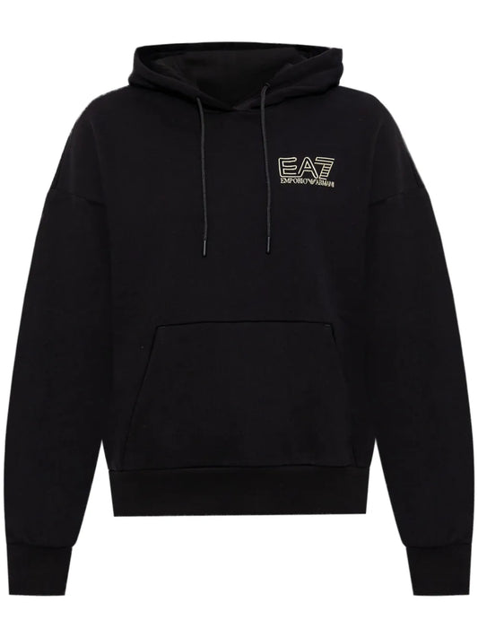 Raised-Logo Hoodie