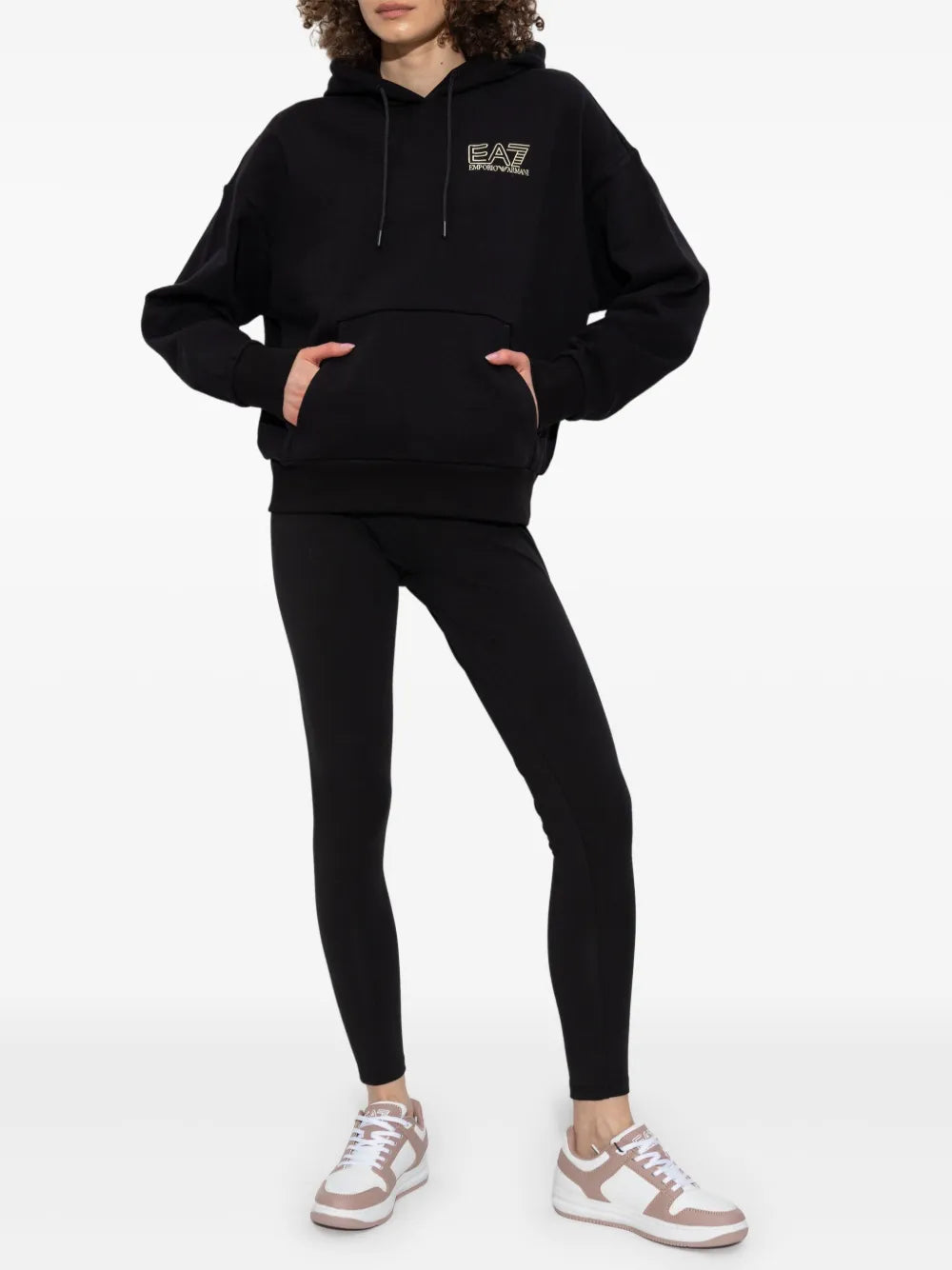 Raised-Logo Hoodie