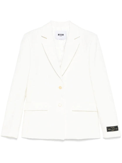 Floral-Jacquard Blazer