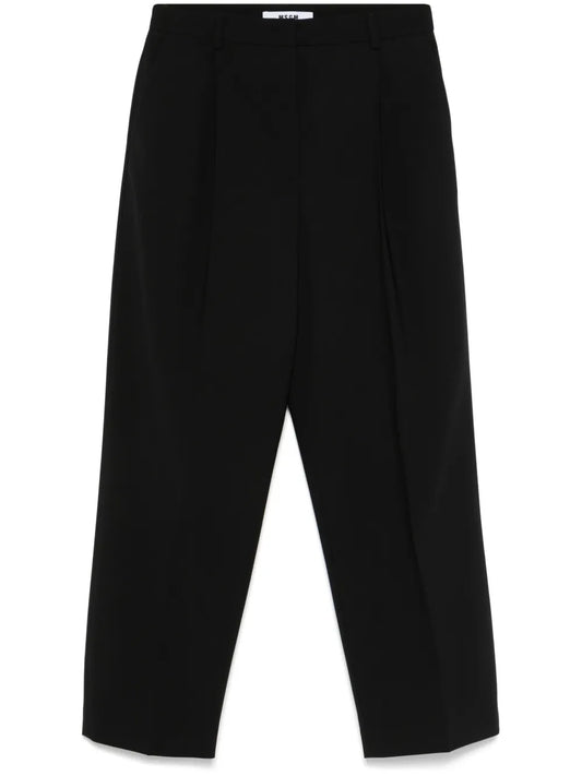 Pleat-Detail Trousers