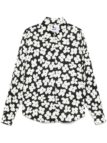 Floral-Print Shirt
