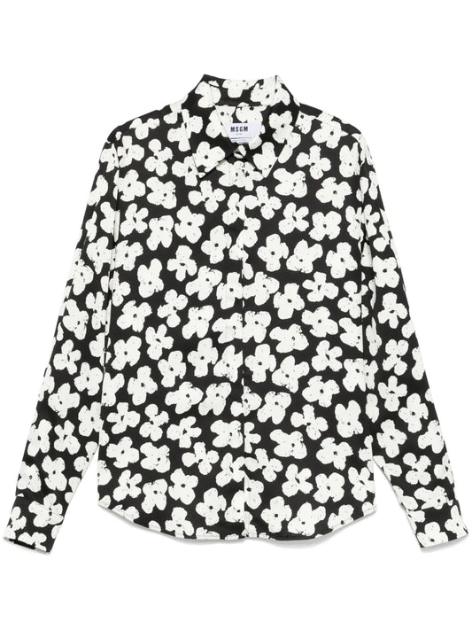 Floral-Print Shirt