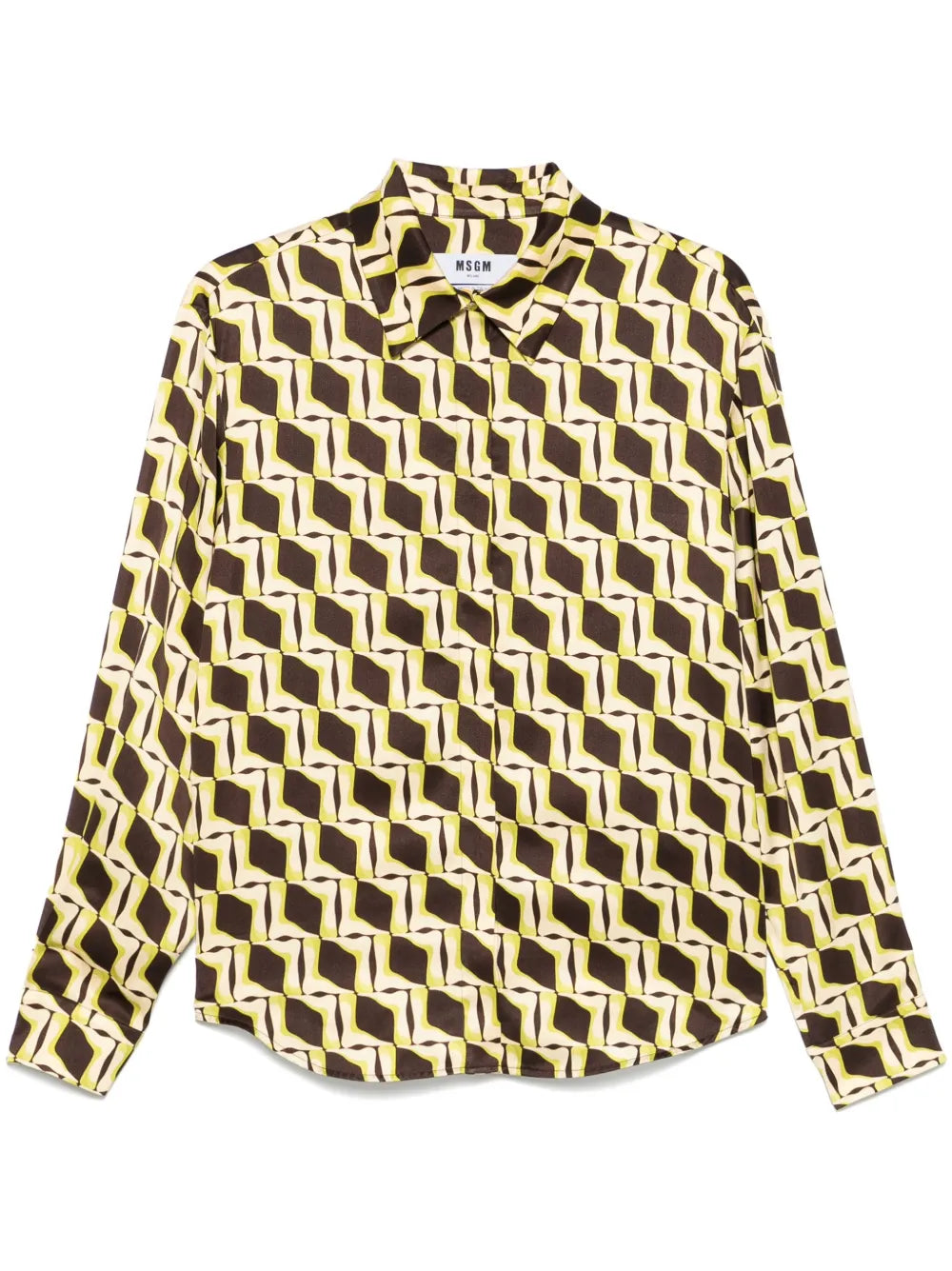 Geometric-Print Shirt