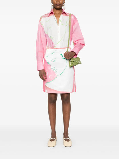 Hall Illustration-Print Shirt