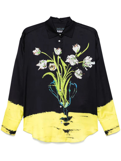 Floral-Print Shirt