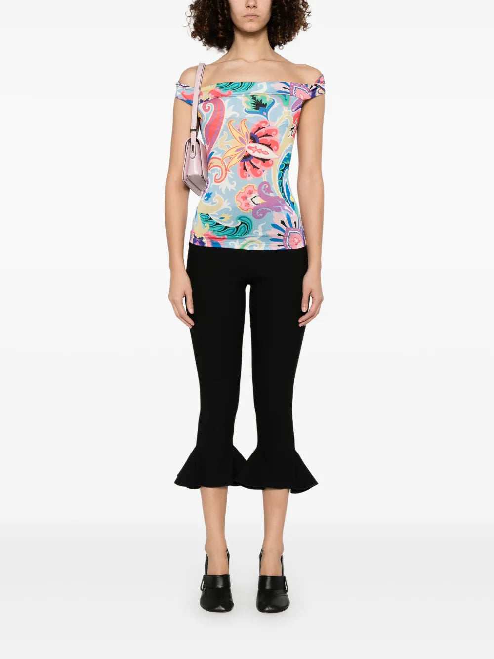 Paisley-Print Tank Top