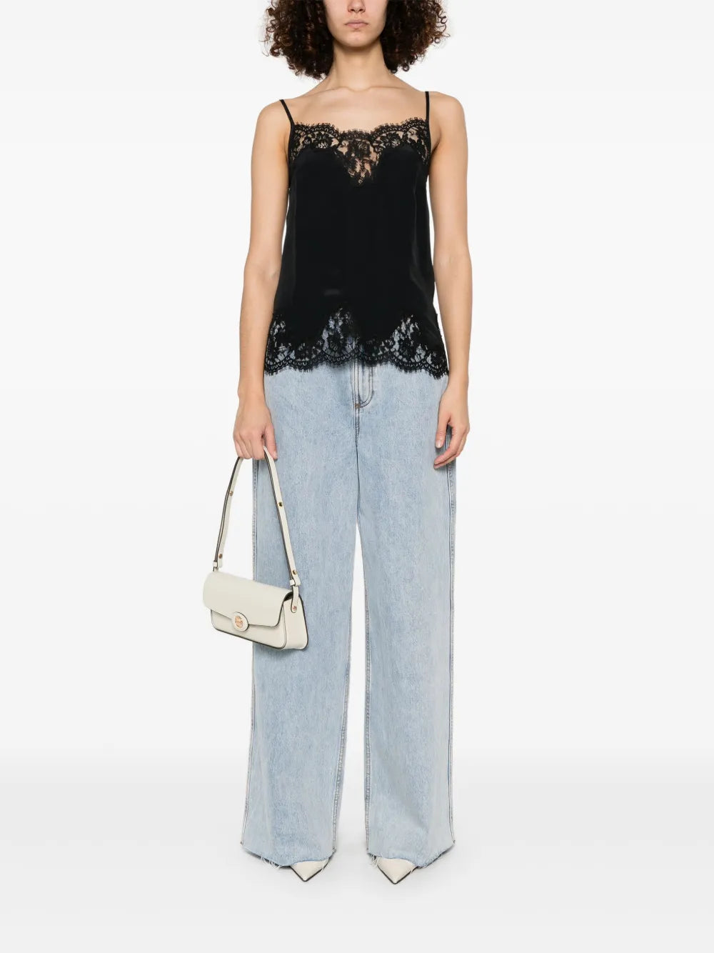 Lace-Trim Tank Top