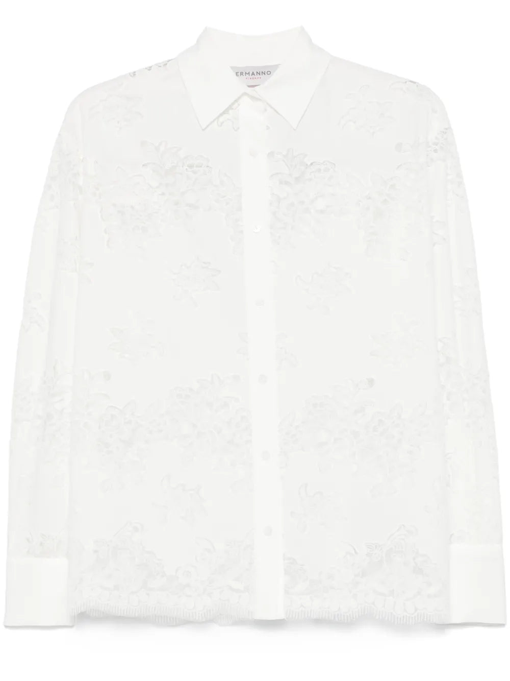 Floral-Embroidered Blouse