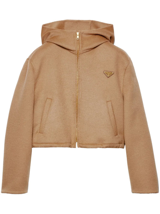 Triangle-Logo Blouson Jacket